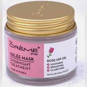 The Crème Shop's Rose Hip Oil Gelée Mask 
Rose Hip Oil